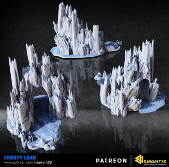 Ice cave and ice floe /SET/